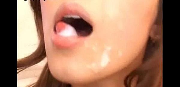  Cum Shots Into Her Mouth - Japanese